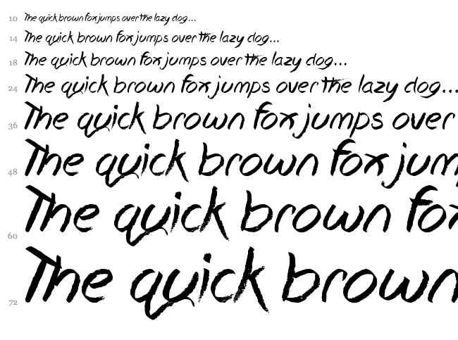 Hopeless Place font waterfall